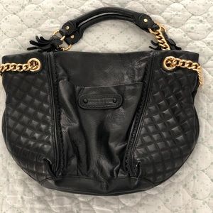 Juicy Couture black leather bag